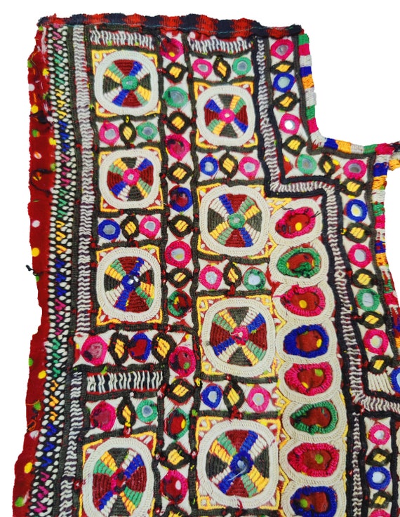 Fully Mirror Work Afghani Banjara Patch Yoke neck… - image 9