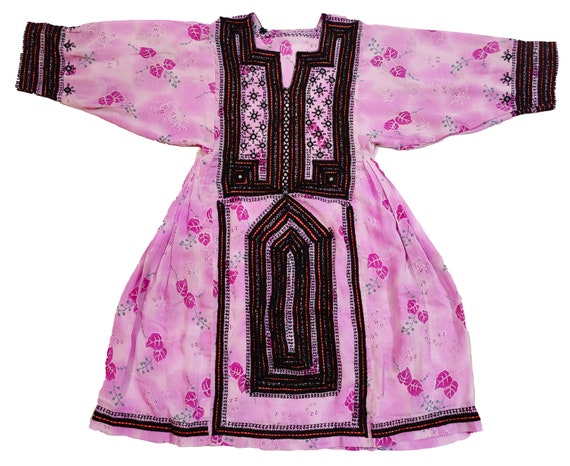 Banjara Dress Vintage Handmade Embroidered Mirror… - image 3