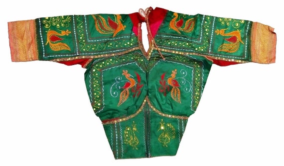 Authentic VINTAGE Banjara TRIBAL CHOLI Blouse Kuc… - image 3