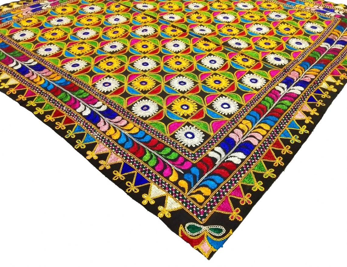 Vintage Indian Tapestry Wall Hanging ethnic Handmade Etsy