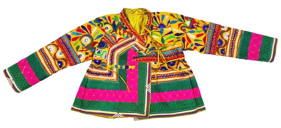 100 % Cotton Rabari Embroidery keriya jacket kutc… - image 3