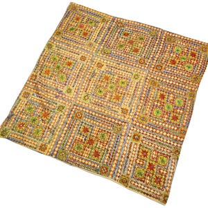 Antique Kutchi Boho Banjara Wall Hanging Vintage Indian Rabari Handmade Mirror Embroidered work Tapestry Wall Hanging Home Decoration Wall