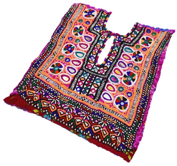 Fully Mirror Work Afghani Banjara Patch Yoke neck… - image 3