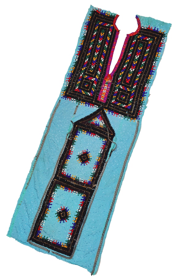 Baluchi Dress Banjara Neck Patch Yoke Afghani Hand