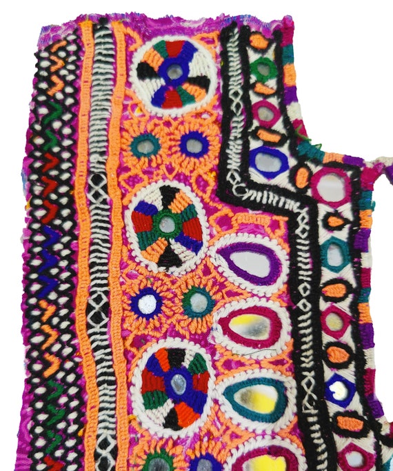 Fully Mirror Work Afghani Banjara Patch Yoke neck… - image 9