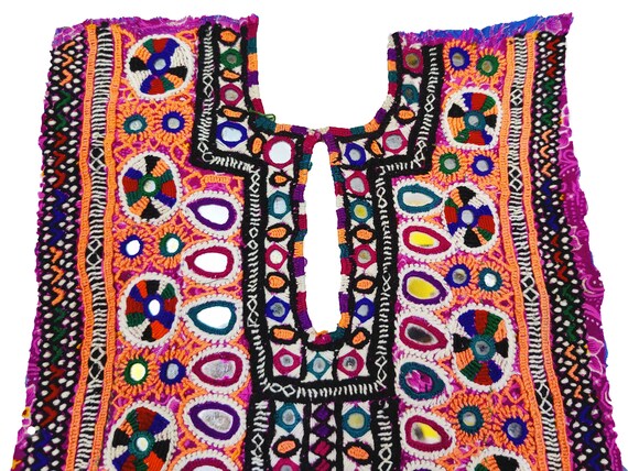 Fully Mirror Work Afghani Banjara Patch Yoke neck… - image 7