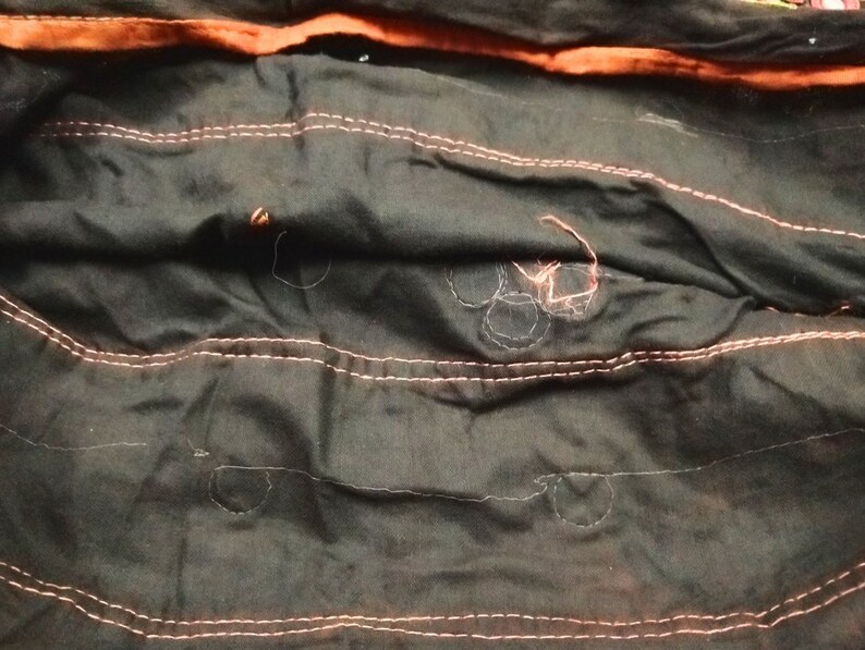 Boho Banjara Skirt Old Kuchi collectible tribal Ethnic Mirror Embroidered skirt