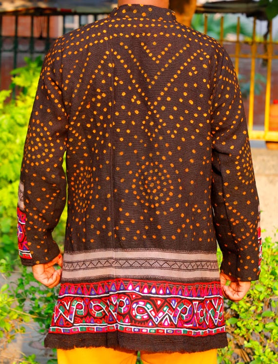 Rabari Coat BANJARA Jacket | Hand Embroidered Mir… - image 7