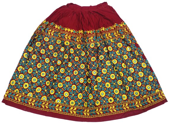 Rabari Kuchi Banjara Skirt Old Indian Bohemian Co… - image 3