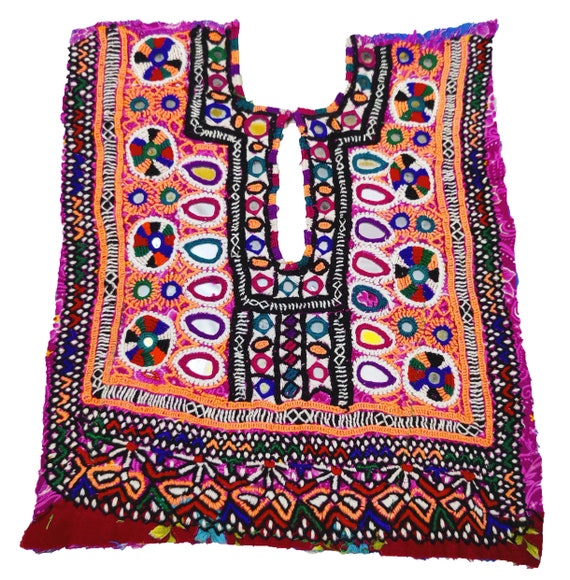 Fully Mirror Work Afghani Banjara Patch Yoke neck… - image 1