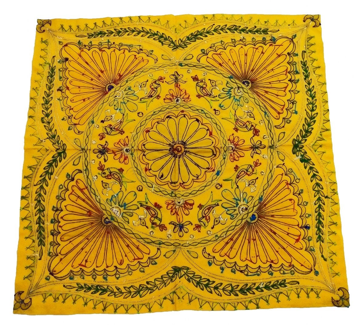 Vintage Indian Tapestry Wall Hanging Ethnic Handmade Etsy UK