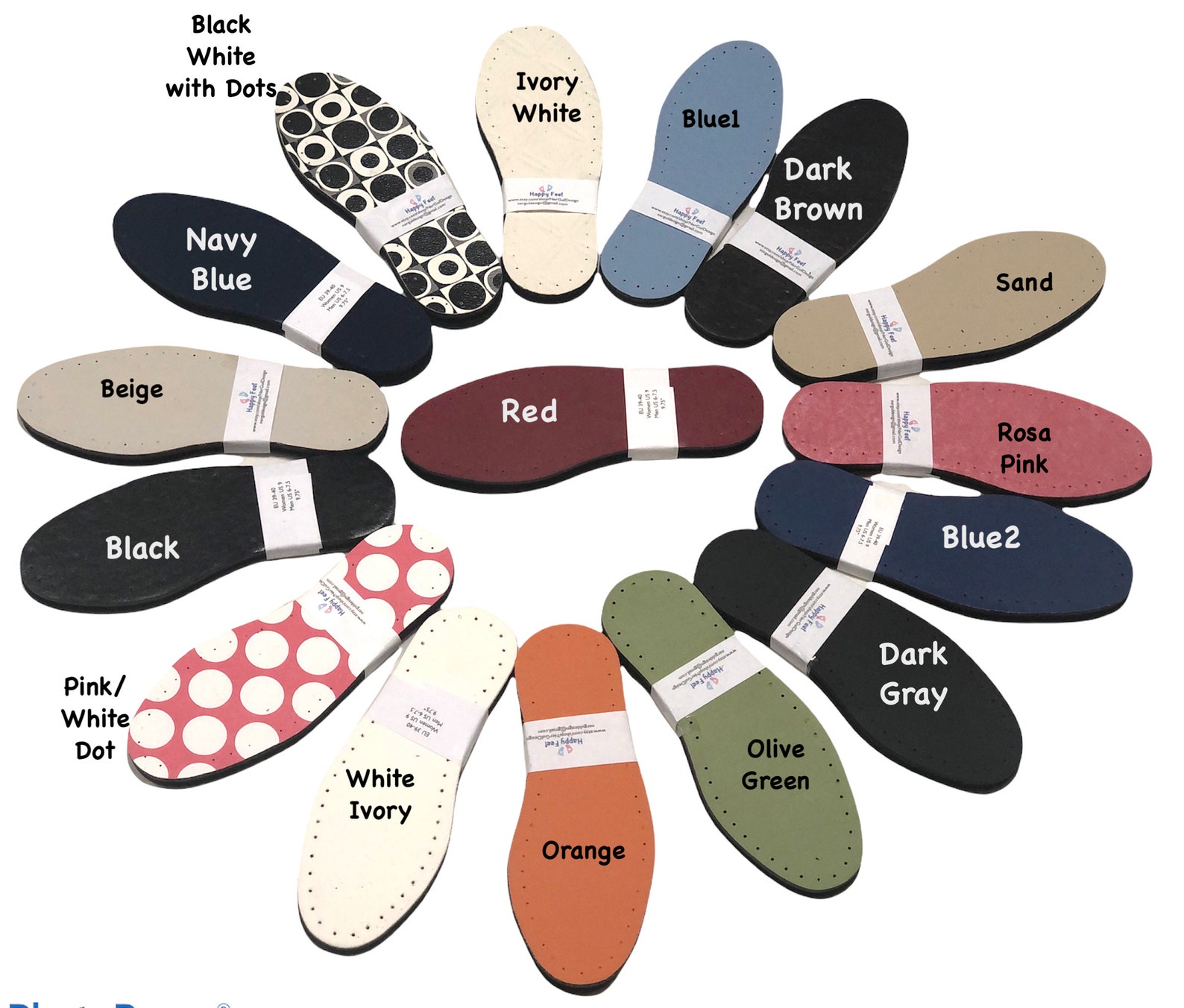 3 Layered Sole/insole EU 3940 9.75 With Holes for Etsy