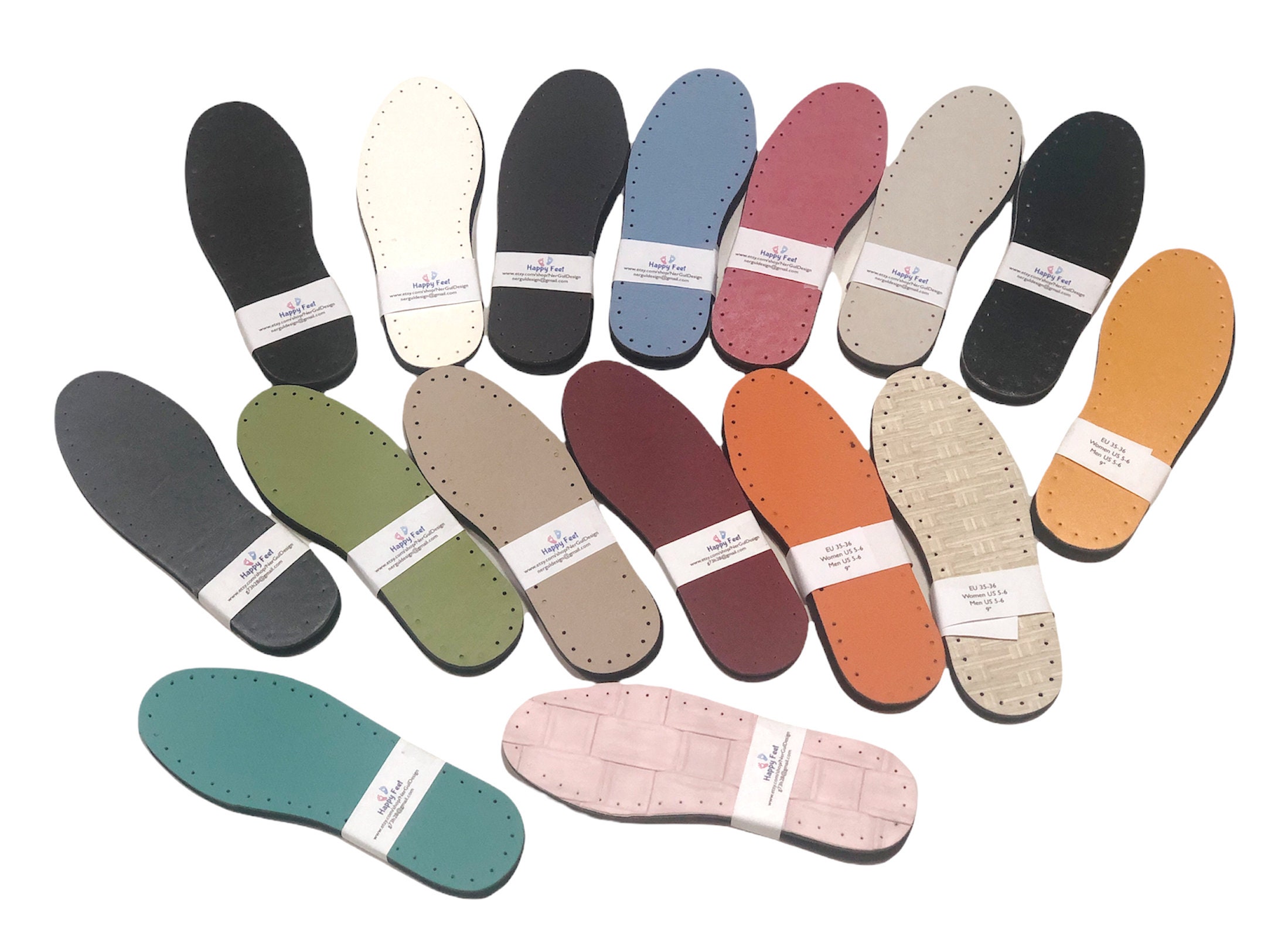 3 Layered Sole/insole EU 35369 With Holes for Etsy