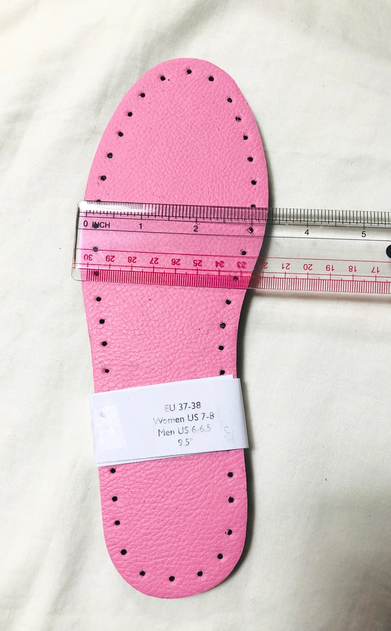 2 Layered Sole/insole EU 3738 9.5 With Holes for Etsy