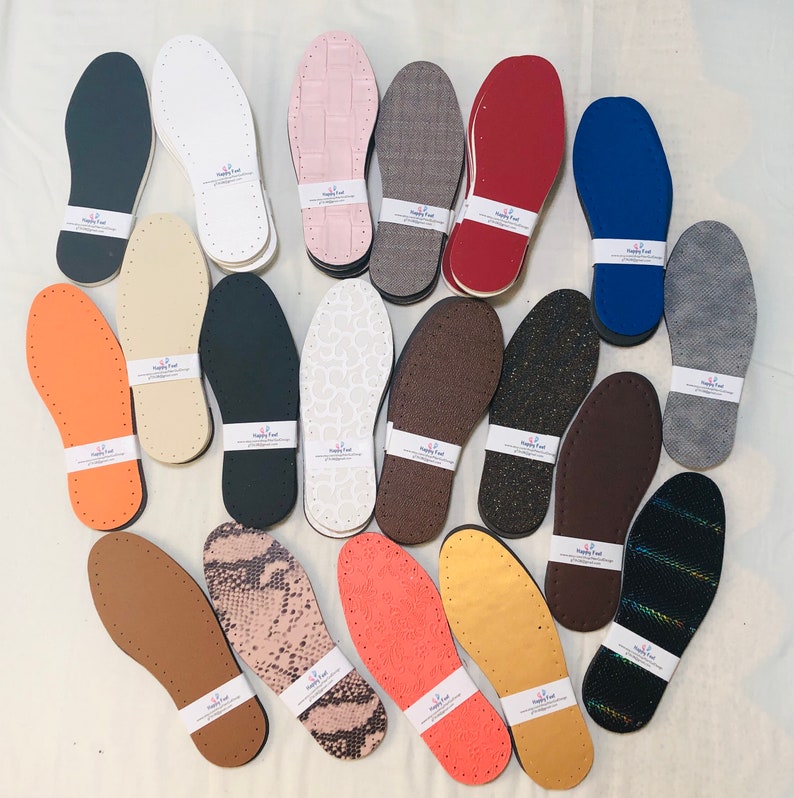 2 Layered Sole/Insole EU 3940 9.75 with Holes for Etsy