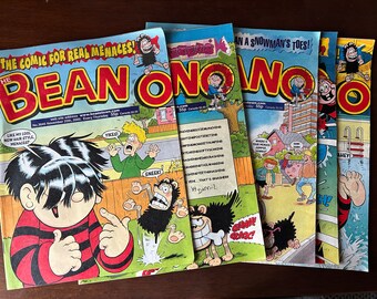 Beano Comics, Vintage Beano Comics, 2000 Beano Comics Job Lot, UK Comics, Vintage UK Comics, 2000's Comics, Dennis the Menace & Gnasher