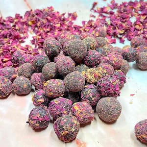Kyphi Balls Ancient Egyptian Incense, Choose Amount of Balls in a Bag, High Quality Incense Blend with Plants & Resin, 100% Natural