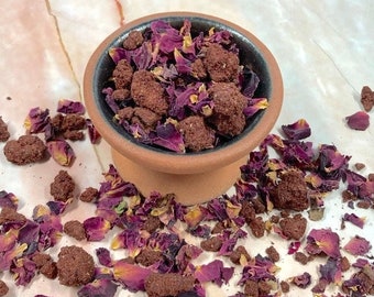 Rose Kyphi Ancient Egyptian Incense, 30 Grams in a Bag, High Quality Incense Blend with Plants & Resin, 100% Natural