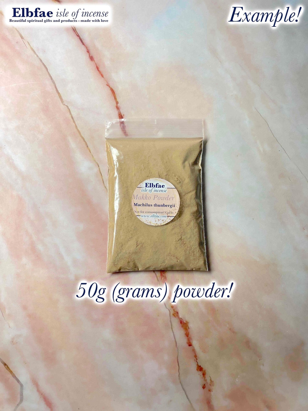 Makko Powder Incense Powder DIY From Japan 50g Loose Make Etsy