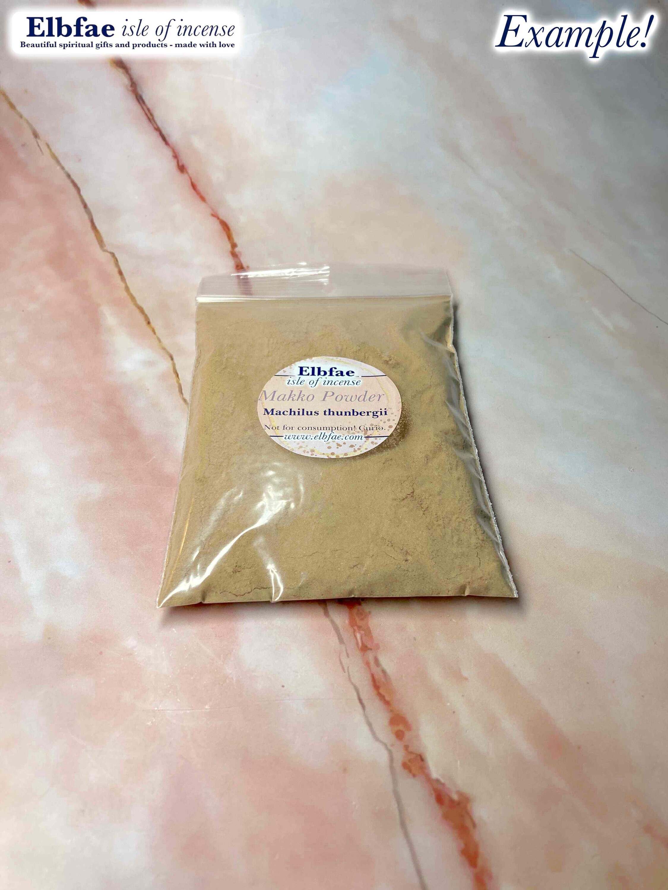 Makko Powder Incense Powder DIY From Japan 50g Loose Make Etsy