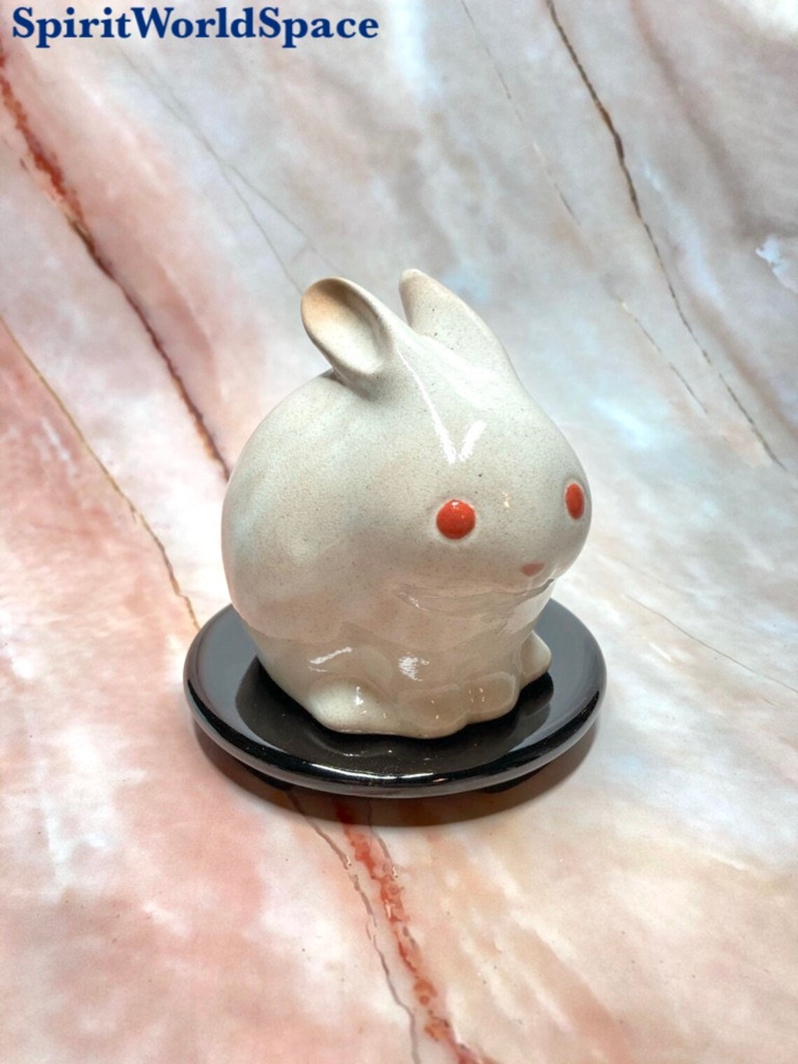 White Rabbit Incense Burner fine ceramic Shoyeido beautiful Etsy