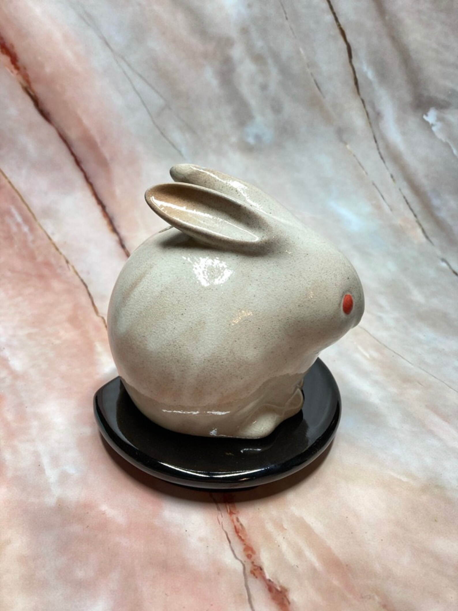White Rabbit Incense Burner fine ceramic Shoyeido beautiful Etsy