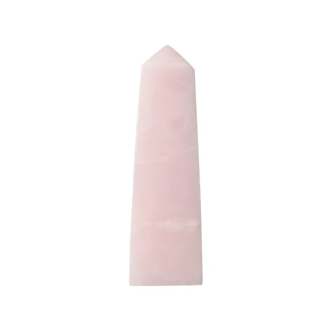 Mangano Calcite Crystal Polished Obelisk, Pink Calcite, Unique ...
