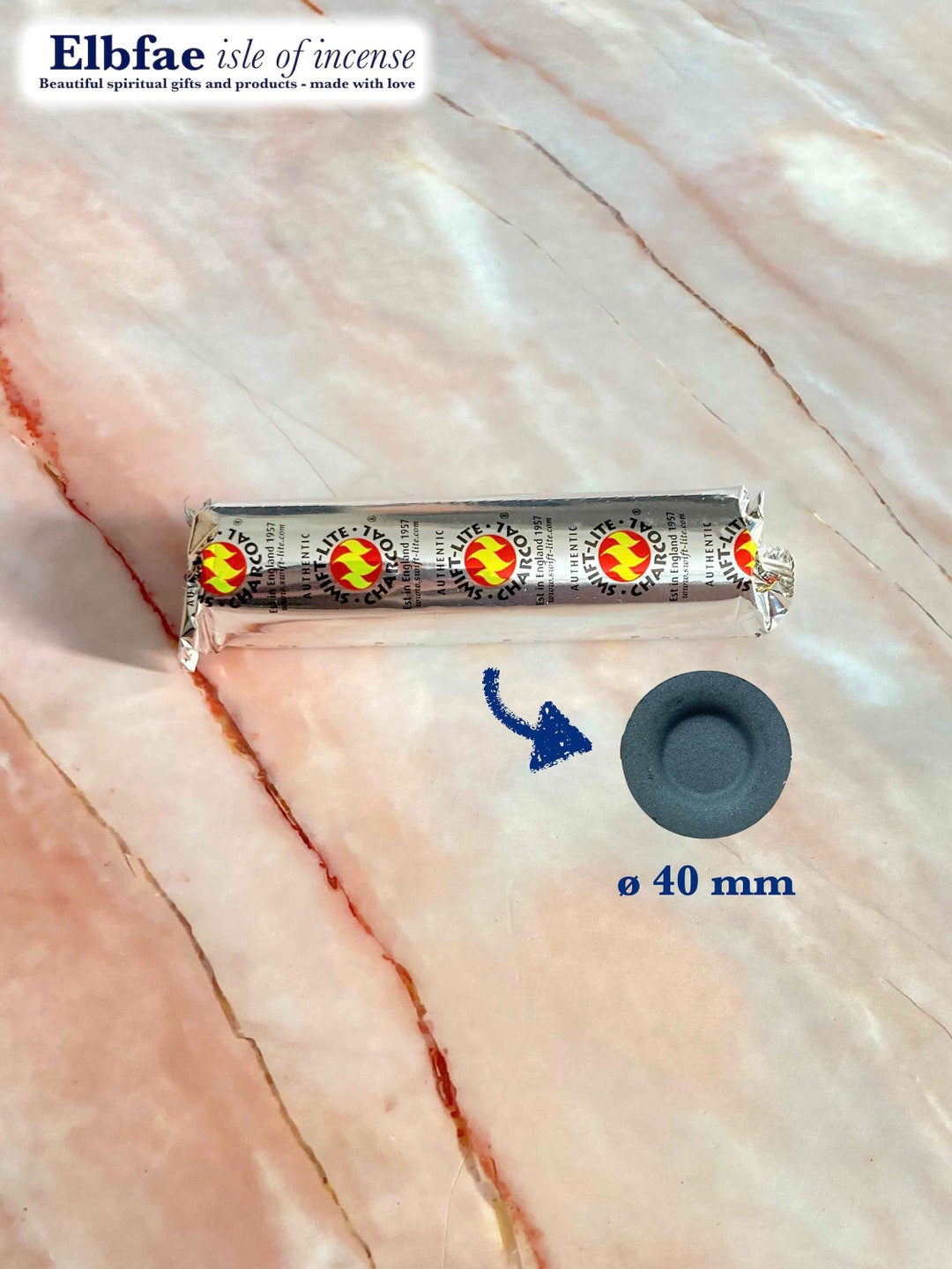 Incense Charcoal for Incense Burning Ceremony 1 Big Tube of Etsy