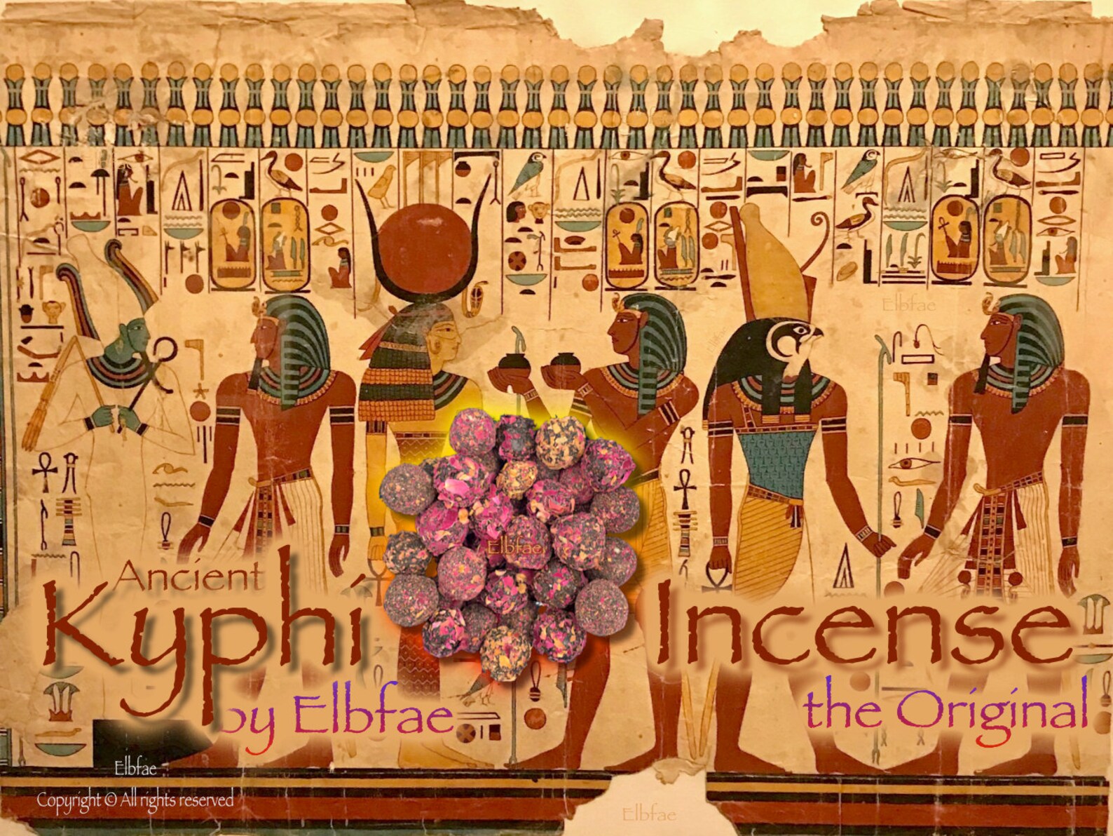 AUTHENTIC KYPHI Egyptian & Ancient Incense sacred setting and Etsy