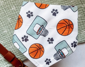 Basketball NBA Season Sports Dog Bandana / Dog Costume / Over The Collar/ Dog Gift / Dog Mom / Custom / Gift For Pets