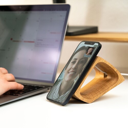 MagSafe Mount made of solid wood, Wireless Charger, MagSafe Stand, Gift shops