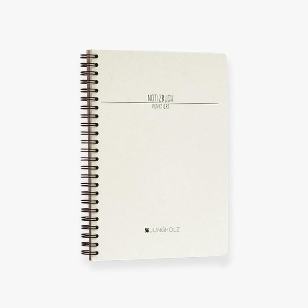 Notizbuch Einlage für Notizbucheinband aus Holz, DIN A6, A5 & A4, blanko, punktiert, Jahresplaner 2023