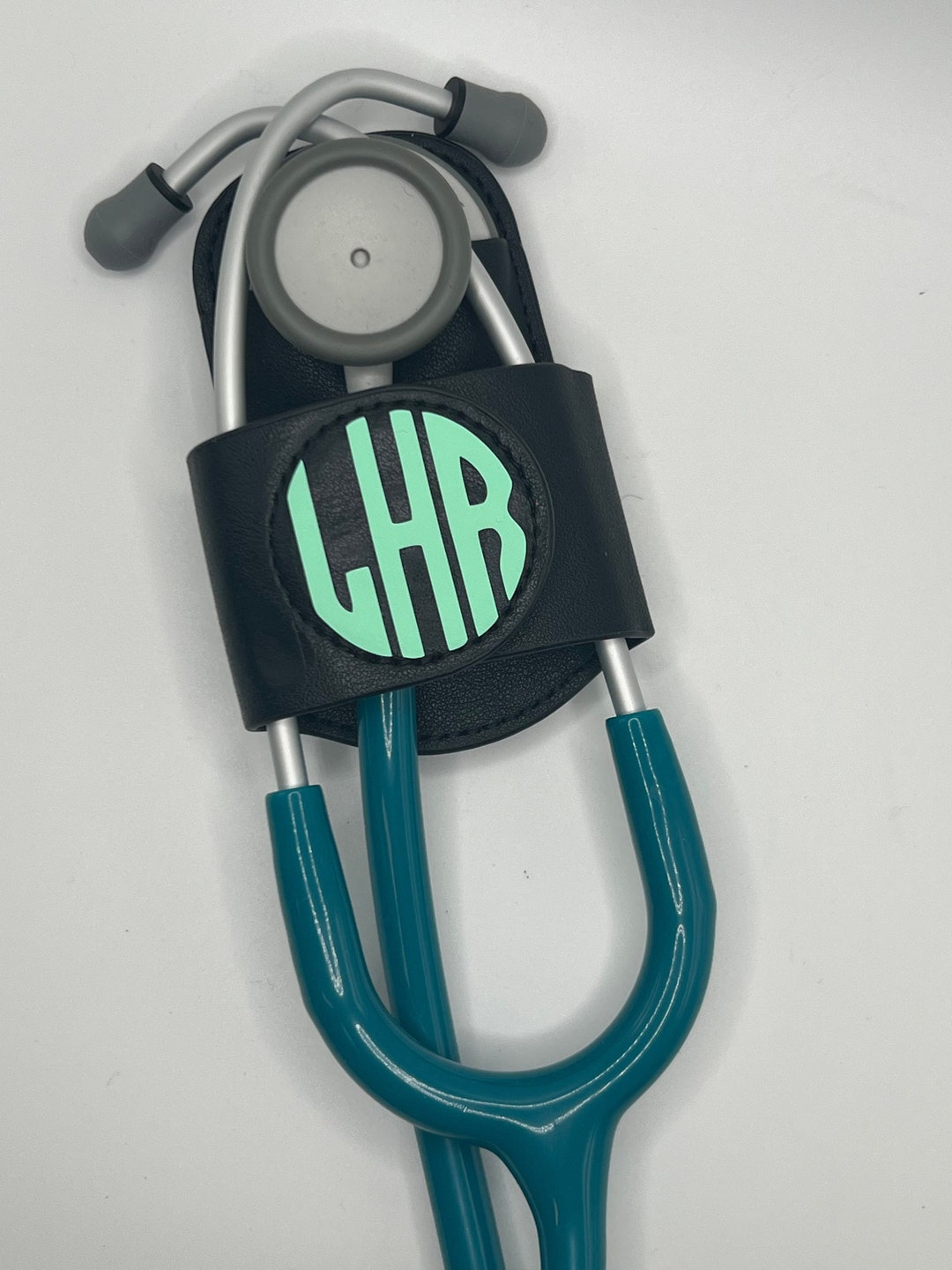 Personalized Monogram Initials Littman Most Stethoscopes Holster Holder