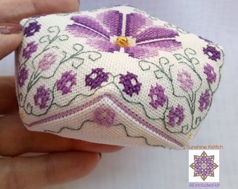 RTO puntada cruzada contada Kit-Lila twiglet