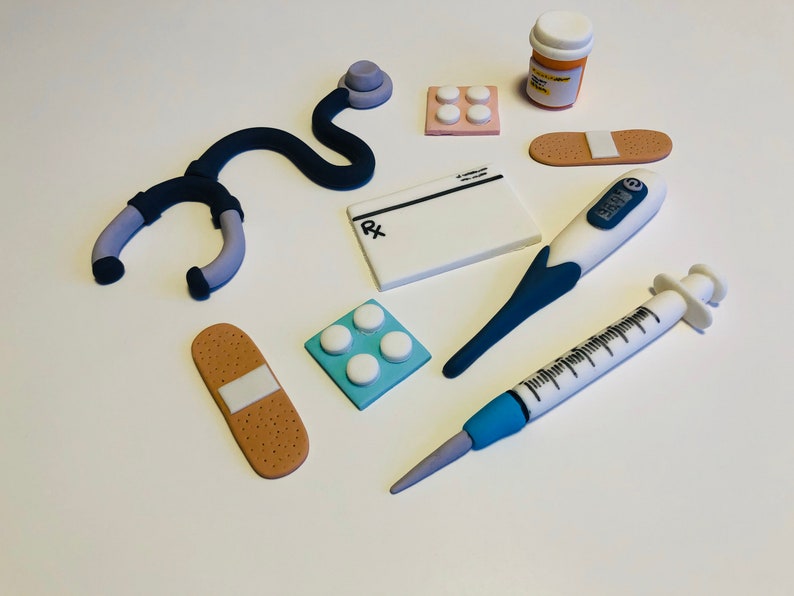 Buy Nurse Doctor Fondant Cake Topper Set Online in India Etsy