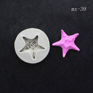 Sea Starfish sea Shells Fondant Starfish Silicone Seashell - FAST SHIPPING