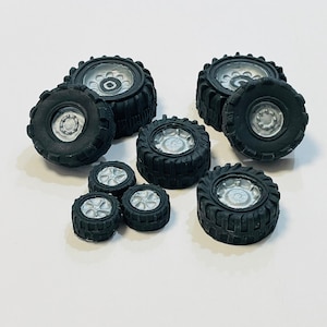 Fondant tires cake decoration, wheels, edible tires cupcake toppers - Vegan-Nut Free-Dairy Free