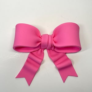 Fondant pink bow perfect for decorating cakes - Vegan - Dairy Free - Nut free