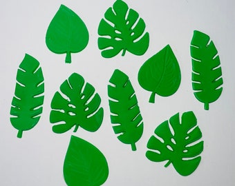 Fondant Jungle leaves Safari theme monstera leaf perfect to decorate your cake-VEGAN, Gluten Free, Nut Free