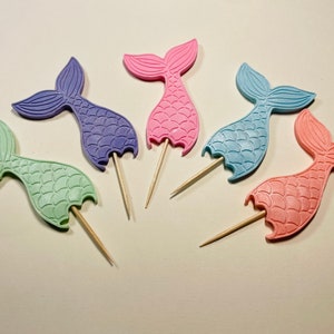 Fondant mermaid tails set (5 tails)