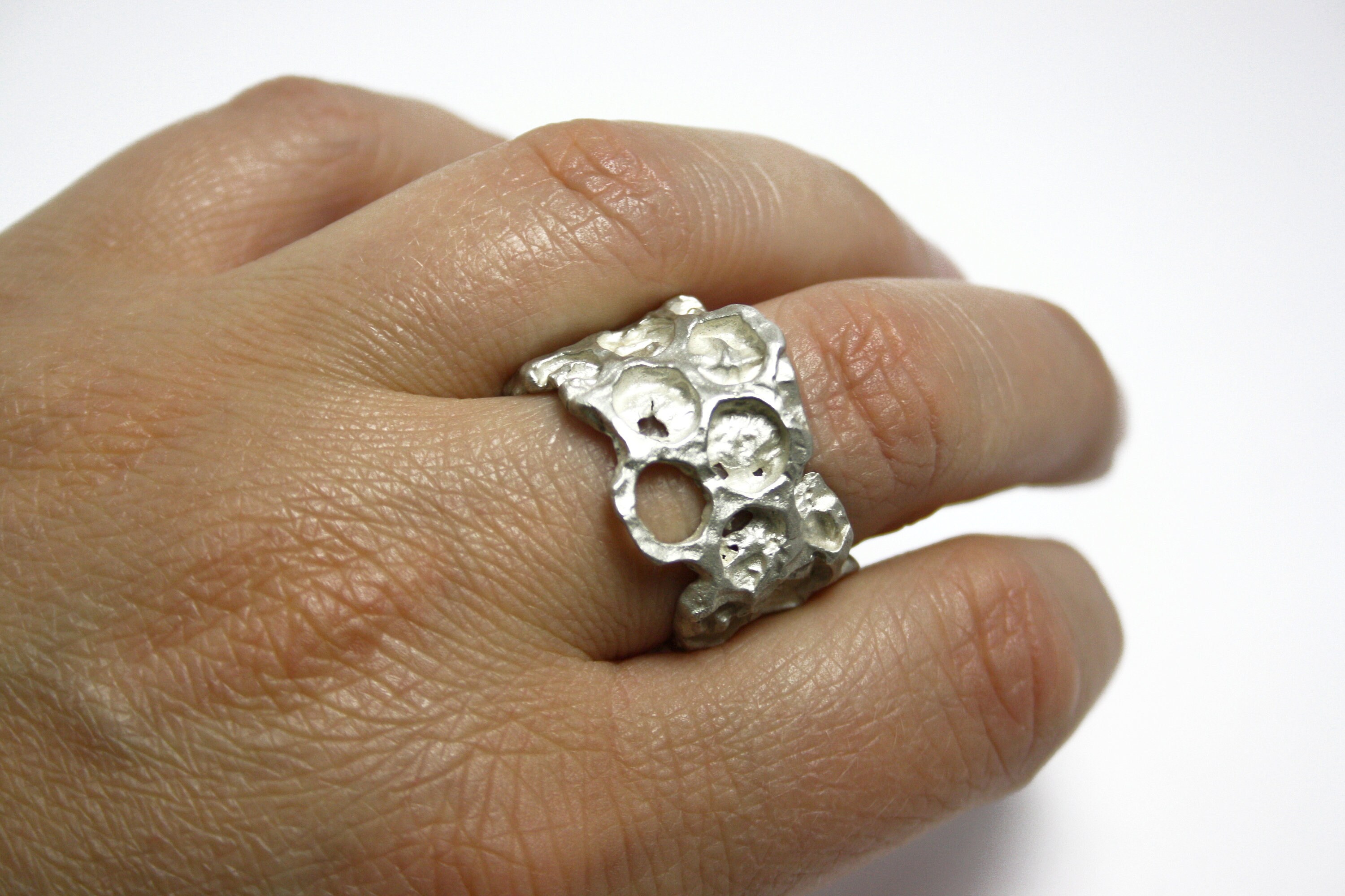 Bague En Argent Massif - Taille 57, Occasion, Jamais Portée Selon Vendeur