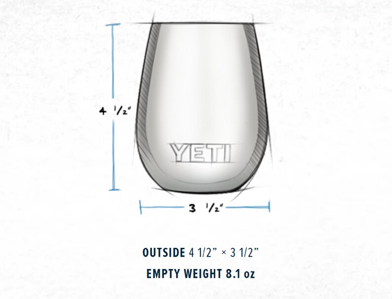 YETI Wine Tumbler Engraved Bridal Party Wedding Giftyeti Etsy