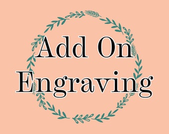 ADDITIONAL ENGRAVING- . Cup Personalize
