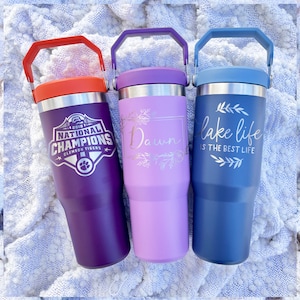 Custom 30oz Stanley flip straw-Stanley Bottle-Personalized Stanley bottle