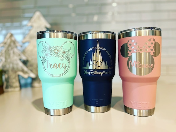  Personalized Tumblers, Stainless Steel 20 oz Tumbler w/Lid, 13  Different Designs