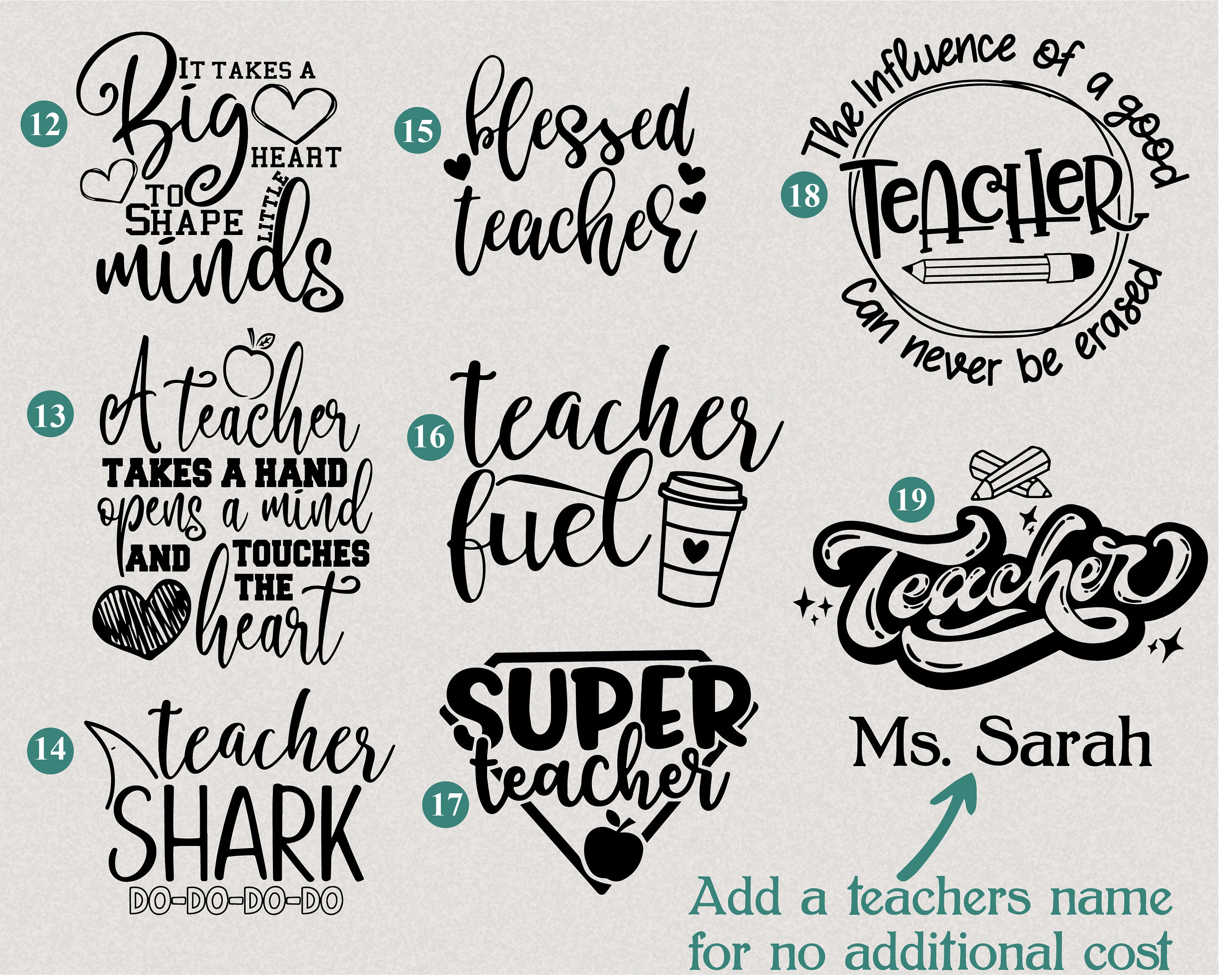 Teacher 40oz Insulated Tumbler with Handle - Personalized Gift for Educators - Eco-Friendly Cup