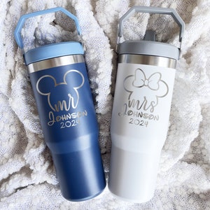 Disney 30oz Stanley flip straw-Stanley Bottle-Personalized Stanley bottle