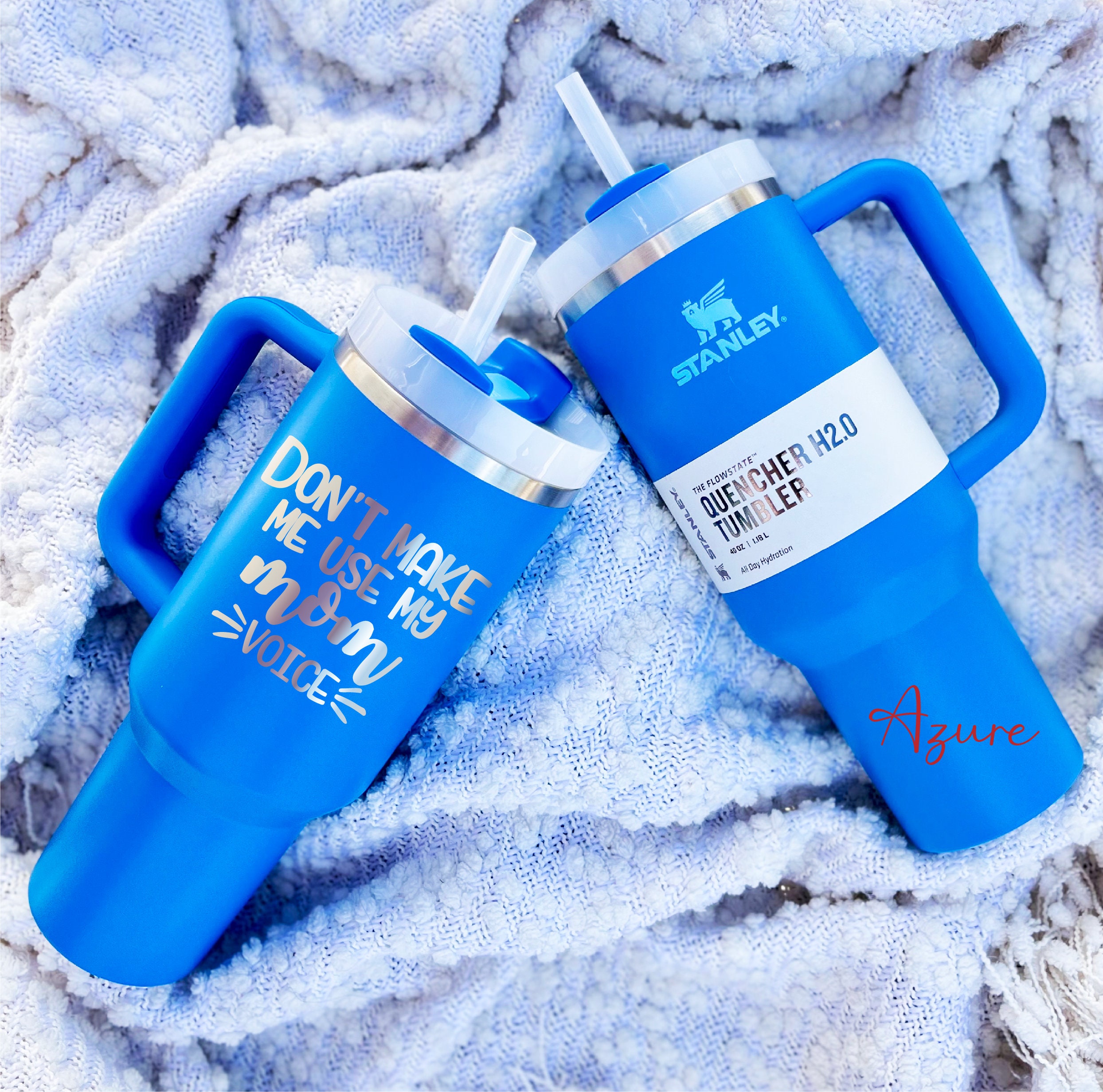 Teacher 40oz Insulated Tumbler with Handle - Personalized Gift for Educators - Eco-Friendly Cup