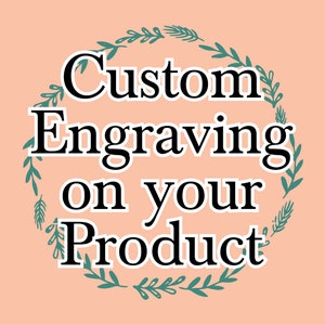 Custom Engraving -. Cup Personalize
