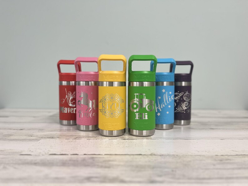 Kids 12oz  - Kids  - Back to school, sports bottles, Rambler Jr., Yeti for kids, spill proof bottles- Yeti Cup Personalize